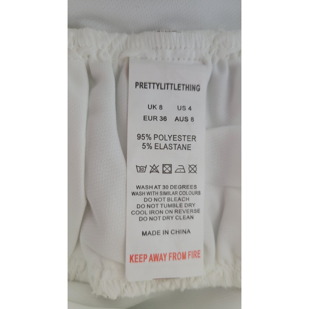 PrettyLittleThing Ruched Panel Straight Leg Pants - Picture 5 of 5